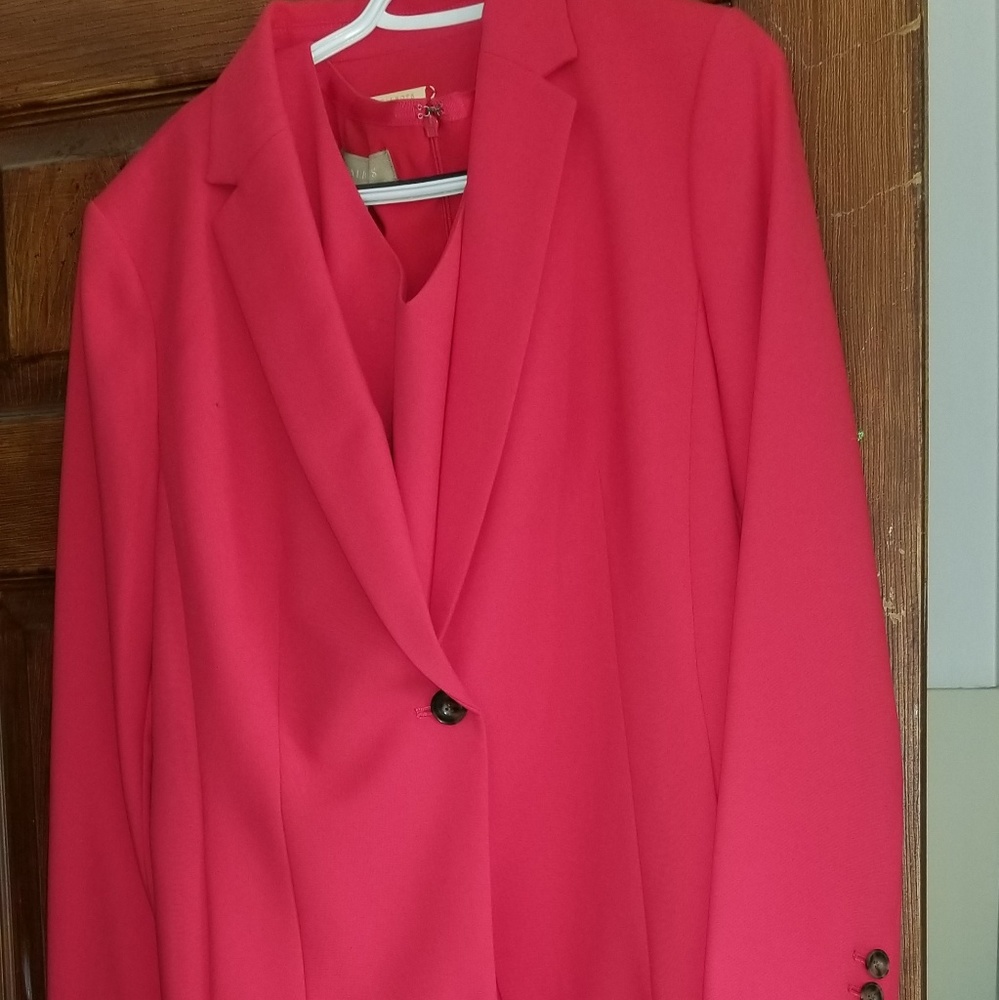 Red dress w/matching Jacket
